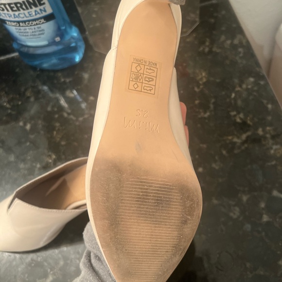 Cream Mi.iM Heeled Mules - Picture 4 of 8